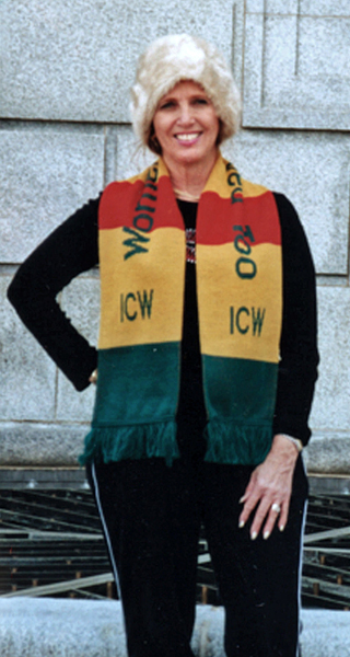 Karen Duquette in her WIMSA scarf